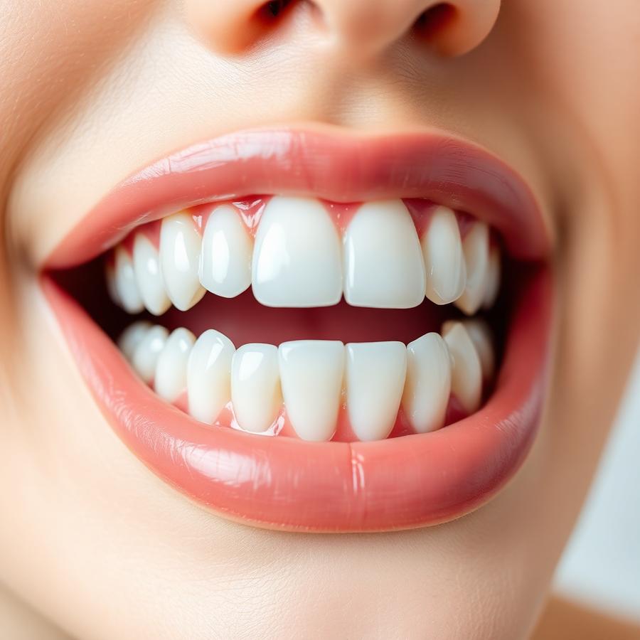 Rénovation globale en Zircone Allemande et réalignement gingival — Après traitement